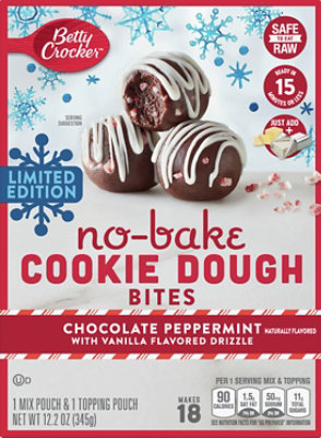 Betty Crocker Nobake Ck Dgh Bites Choc Peppermint - Each - Image 1
