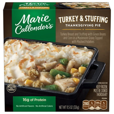 Marie Callenders Pie Thanksgiving Turkey & Stuffing - 11.5 Oz - Image 3