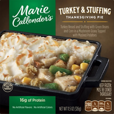 Marie Callenders Pie Thanksgiving Turkey & Stuffing - 11.5 Oz - Image 2