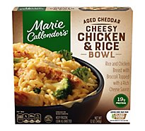 Marie Callender's Aged Cheddar Cheesy Chicken & Rice Bowl Frozen Meals - 12 Oz