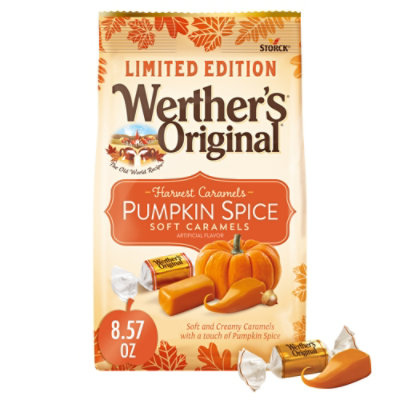 Werther's Original Soft Harvest Pumpkin Spice Caramel Candy - 8.57 Oz - Image 1