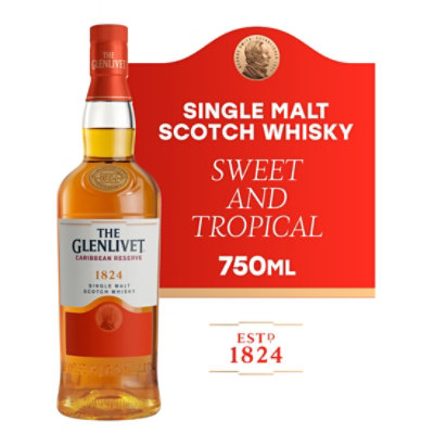 The Glenlivet Caribbean Reserve Single Malt Scotch Whisky - 750 Ml