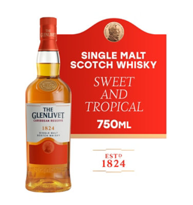 The Glenlivet Caribbean Reserve Single Malt Scotch Whisky - 750 Ml