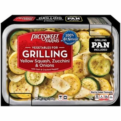 Pictsweet Farms Vegetables For Grilling Yellow Squash Zucchini & Onions - 12 Oz - Image 2