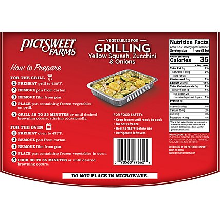 Pictsweet Farms Vegetables For Grilling Yellow Squash Zucchini & Onions - 12 Oz - Image 6