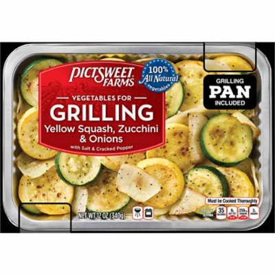 Pictsweet Farms Vegetables For Grilling Yellow Squash Zucchini & Onions - 12 Oz - Image 1
