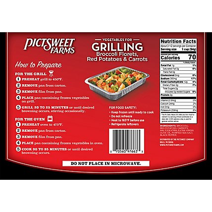 Pictsweet Farms Vegetables For Grilling Broccoli Florets Red Potatoes & Carrots - 12 Oz - Image 4