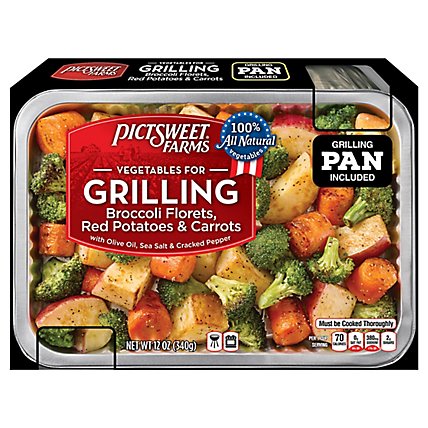 Pictsweet Farms Vegetables For Grilling Broccoli Florets Red Potatoes & Carrots - 12 Oz - Image 1