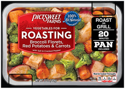 Pictsweet Farms Vegetables For Grilling Broccoli Florets Red Potatoes & Carrots - 12 Oz - Image 1