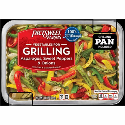 Pictsweet Farms Vegetables For Grilling Asparagus Sweet Peppers & Onions - 11 Oz