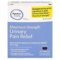 Signature Care Urinary Pain Relief Max Strength - 24 Count - Image 3