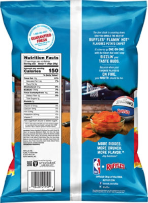 Ruffles Potato Chips Flamin Hot Flavored - 13 Oz - Image 6