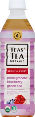 Teas Tea Green Tea Organic Pomegranate Blueberry Slightly Sweetened - 16.9 Fl. Oz. - Image 2