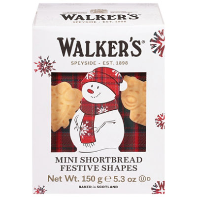 Walkers Cookies Snowman Carton - 5.3 Oz - Image 1