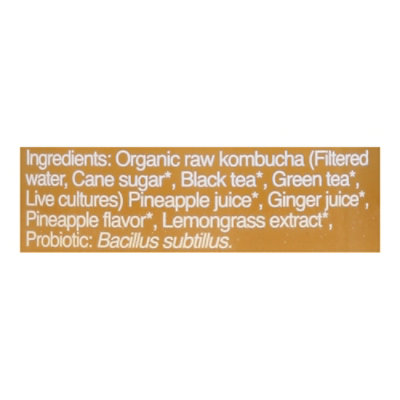 Valley Isle Pineapple Ginger Kombucha - 16 Oz - Image 5