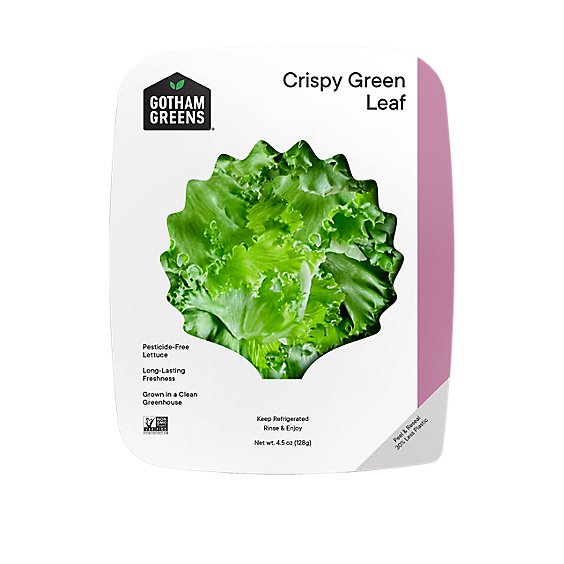 Gotham Greens Lettuce Crispy Green Leaf - 4.5 Oz