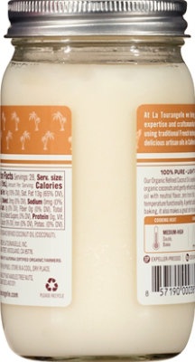 La Tourangelle Organic Coconut Oil Refined - 14 Fl. Oz. - Image 6