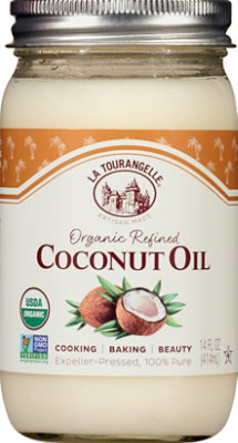 La Tourangelle Organic Coconut Oil Refined - 14 Fl. Oz. - Image 2
