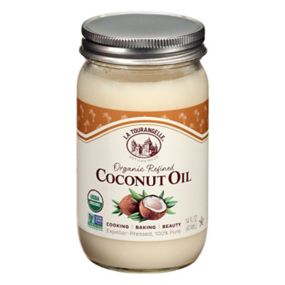 La Tourangelle Organic Coconut Oil Refined - 14 Fl. Oz. - Image 1