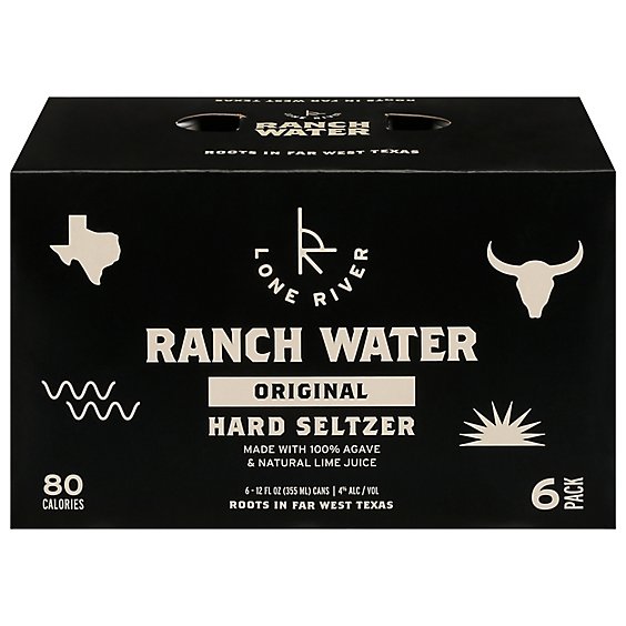 Lone River Ranch Water 6pk In Cans - 6-12 Fl. Oz.