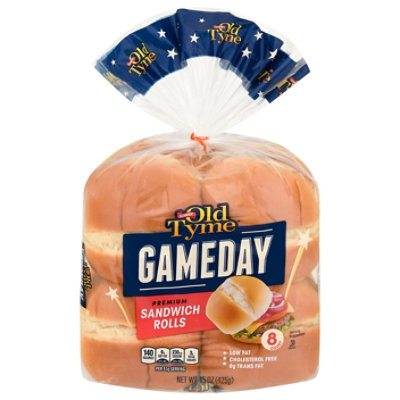 Old Tyme Gameday Sandwich Rolls - 15 Oz - Image 3