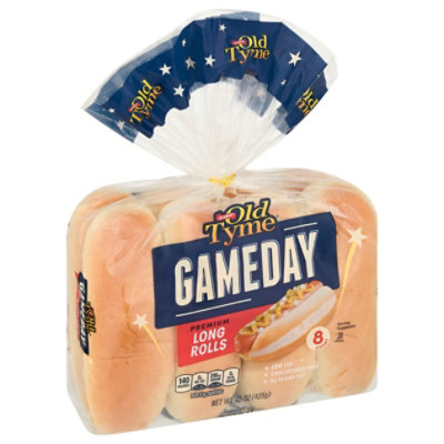 Old Tyme Gameday Long Rolls 8pk - 15 Oz - Image 2