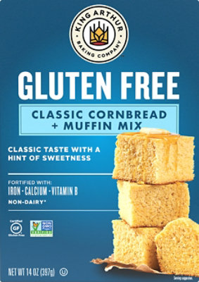 King Arthur Flour Cornbread Mix Gluten Free - 14 Oz - Image 2