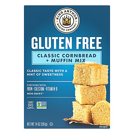 King Arthur Flour Cornbread Mix Gluten Free - 14 Oz
