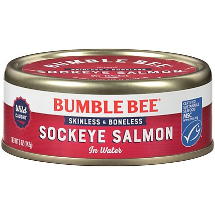 Bumble Bee S/B Wild Red Salmon - 5 Oz - Image 3