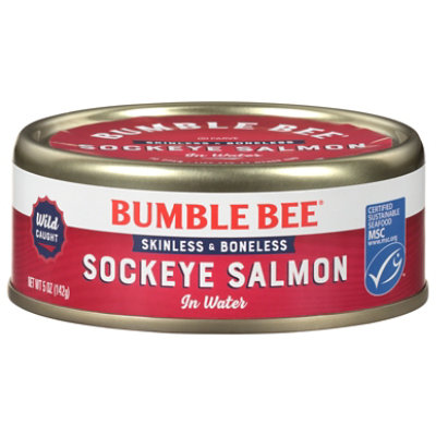 Bumble Bee S/B Wild Red Salmon - 5 Oz