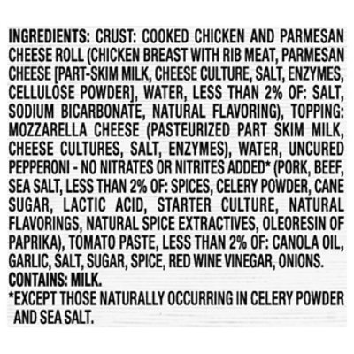 Evol Pizza Pepperoni Low Carb 7.5 Oz Andronico's