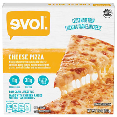 Evol Cheese Pizza - 7.5 Oz