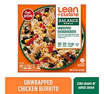 Lean Cuisine Bowls Unwrapped Chicken Burrito Frozen Meal - 10.5 Oz