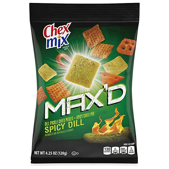 Chex Mix Maxd Snack Mix Spicy Dill - 4.25 Oz