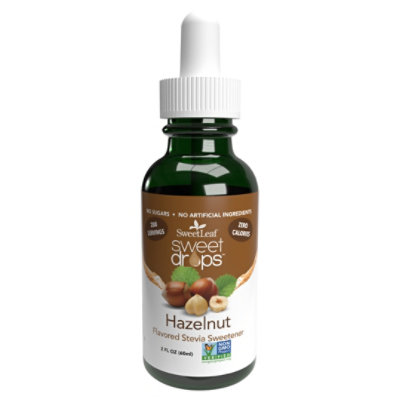 SweetLeaf Sweet Drops Sweetener Liquid Stevia Hazelnut - 2 Fl. Oz. - Image 3