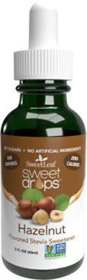 SweetLeaf Sweet Drops Sweetener Liquid Stevia Hazelnut - 2 Fl. Oz. - Image 2