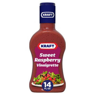 Kraft Sweet Raspberry Vinaigrette Salad Dressing Bottle - 14 Fl. Oz. - Image 1