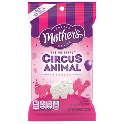 Mother’s Original Circus Animal Frosted Cookies - 3 Oz - Image 1