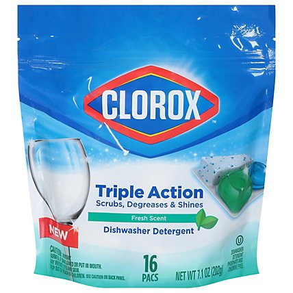 Clorox Dishwasher Pacs - 16 Count - Image 3