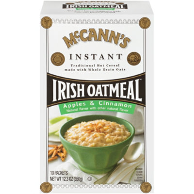 McCanns Oatmeal Irish Instant Apples & Cinnamon 10 Count - 12.34 Oz - Image 3