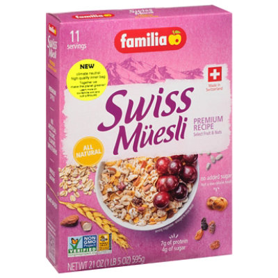 Familia Cereal Swiss Muesli 100 Natural 21 Oz Safeway