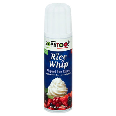 Soyatoo! Dessert Topping Rice Whip - 7 Oz - Image 1