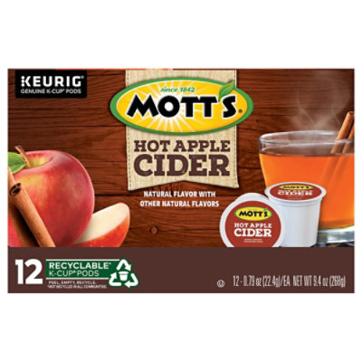 Motts Hot Apple Cider K Cup Pods - 12 Count - Image 3