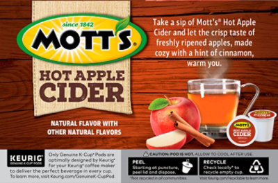 Motts Hot Apple Cider K Cup Pods - 12 Count - Image 6