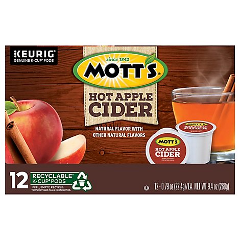 Motts Hot Apple Cider - 12 Count