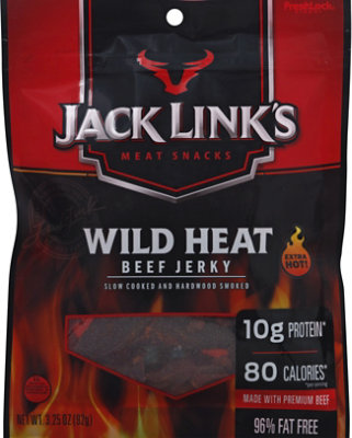 Jack Links Beef Jerky Wild Heat Extra Hot - 3.25 Oz - Image 2