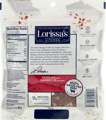 Lorissas Kitchen Beef Steak Strips Korean Barbecue - 3 Oz - Image 6