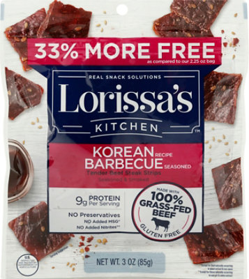 Lorissas Kitchen Beef Steak Strips Korean Barbecue - 3 Oz - Image 2