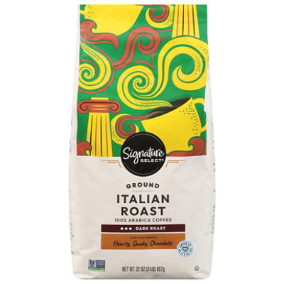 Signature SELECT Coffee Italian Roast Ground - 32 Oz - Image 2