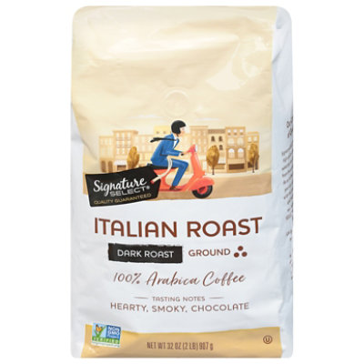 Signature SELECT Coffee Italian Roast Ground - 32 Oz